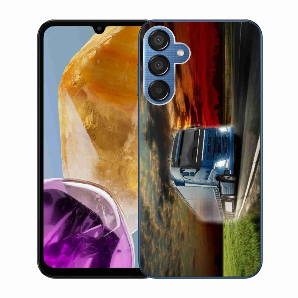 Gelový kryt mmCase na Samsung Galaxy M15 5G - kamion 4