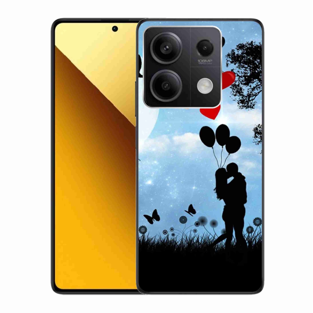 Gelový obal mmCase na Xiaomi Redmi Note 13 5G - zamilovaný pár