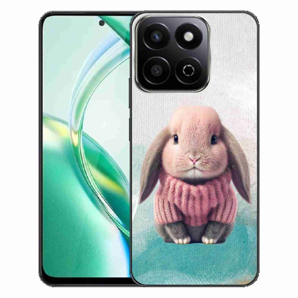 Gelový kryt mmCase na Honor 200 Smart 5G - králíček ve svetru