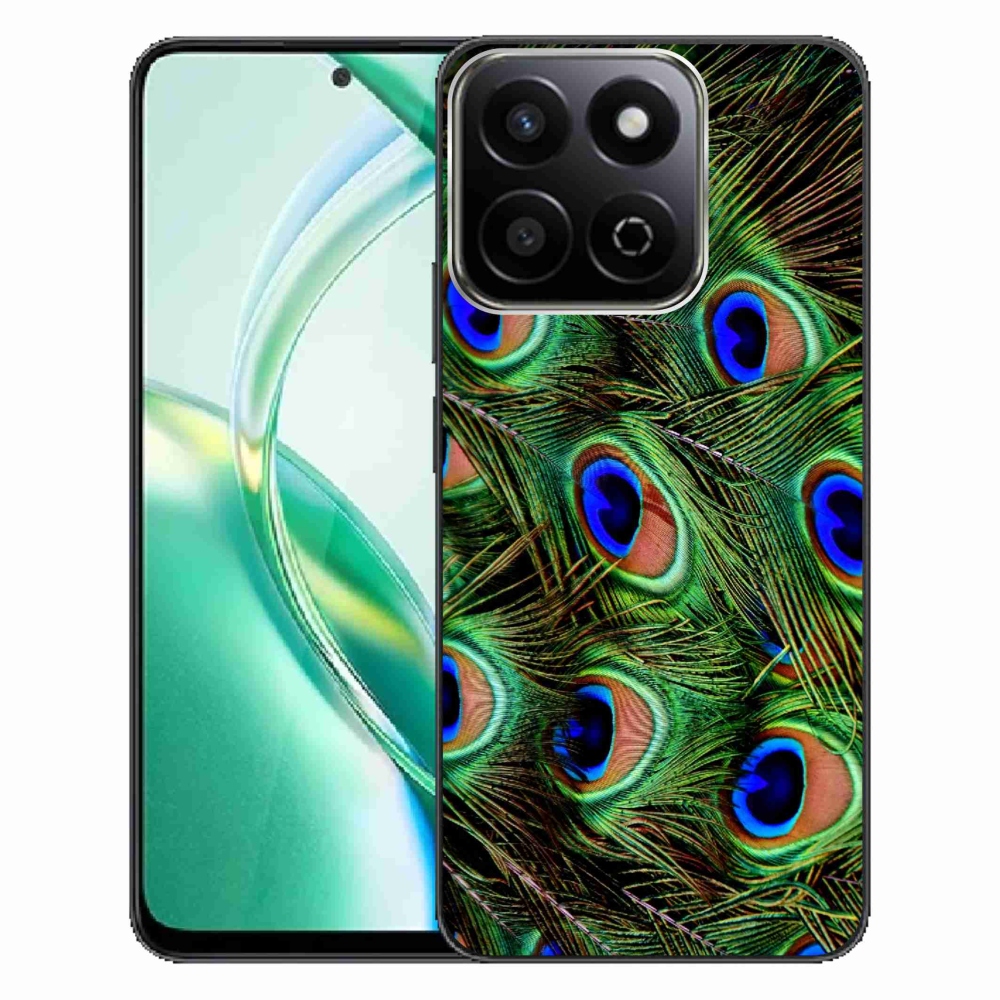 Gelový kryt mmCase na Honor 200 Smart 5G - paví peří