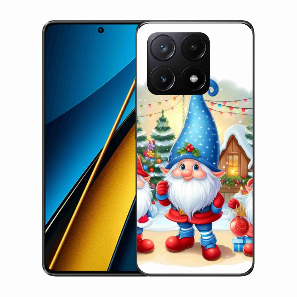 Gelový kryt mmCase na Xiaomi Poco X6 Pro 5G - vánoční skřítci