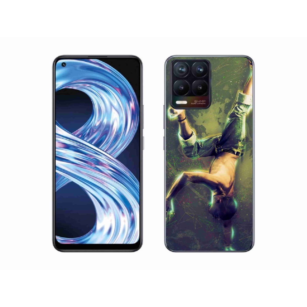 Gelový kryt mmCase na Realme 8 Pro - breakdance