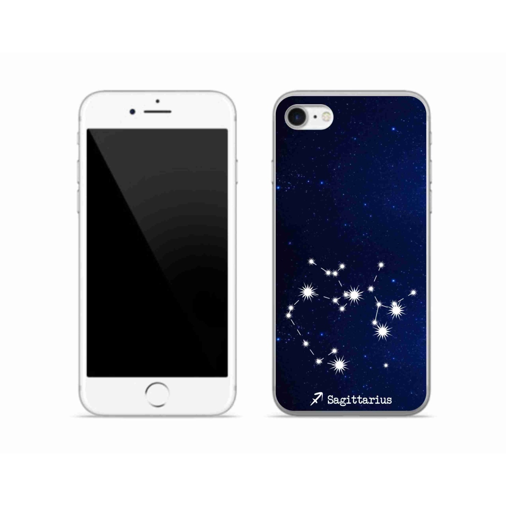 Gelový kryt mmCase na iPhone SE (2022) - souhvězdí Střelce