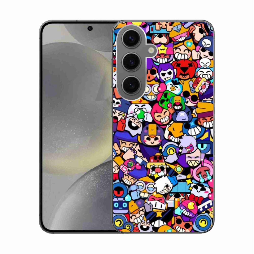 Gelový kryt mmCase na Samsung Galaxy S24 - brawl stars 2