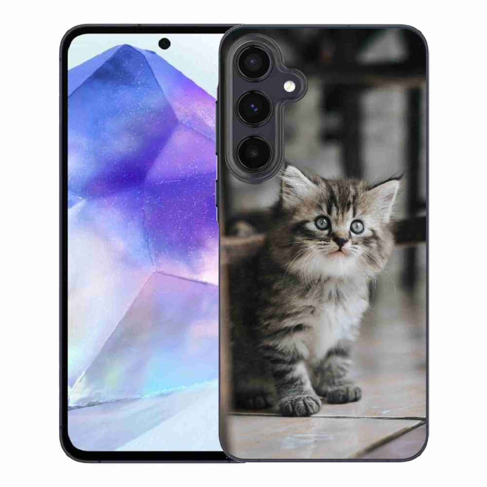 Gelový kryt mmCase na Samsung Galaxy A55 5G - koťátko
