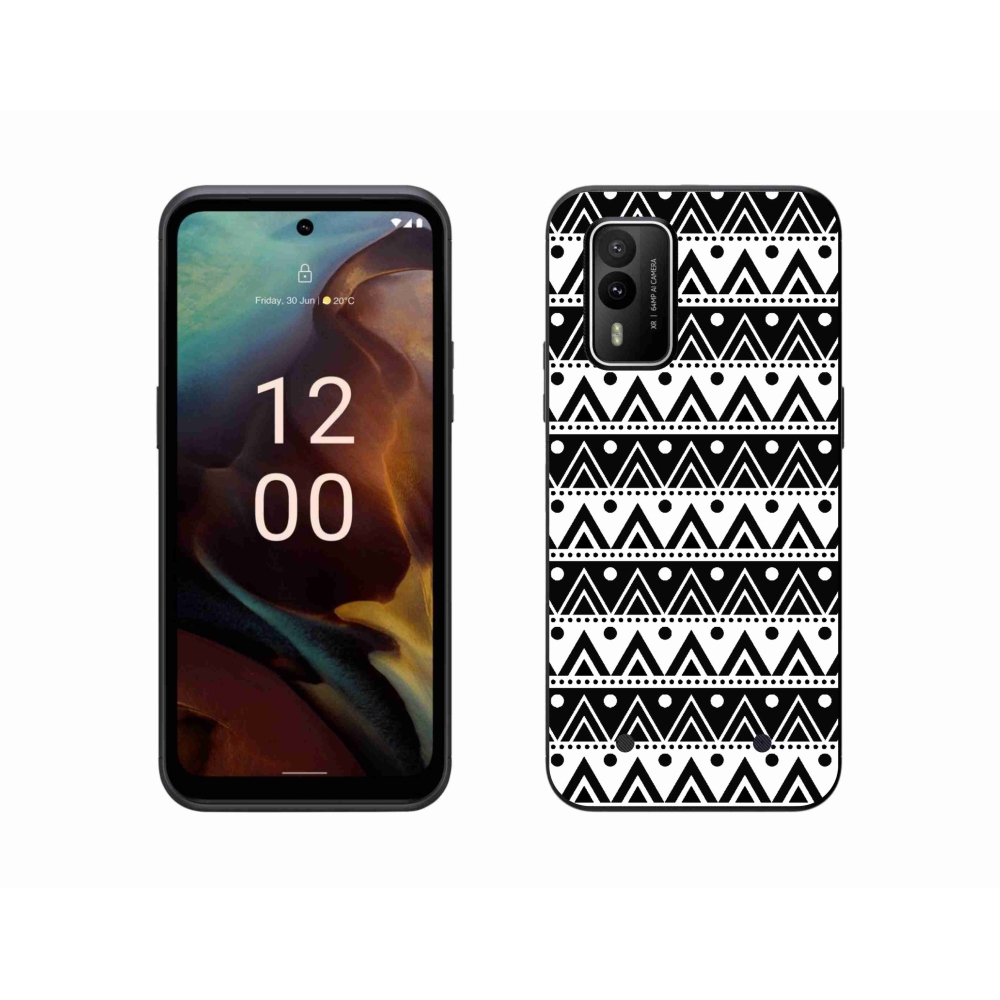 Gelový kryt mmCase na Nokia XR21 - abstraktní motiv 29