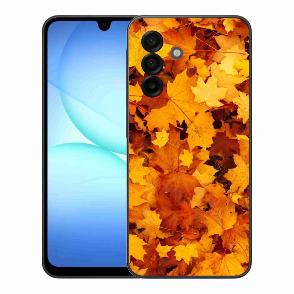 Gelový kryt mmCase na Samsung Galaxy A17 4G/5G - javorové listy