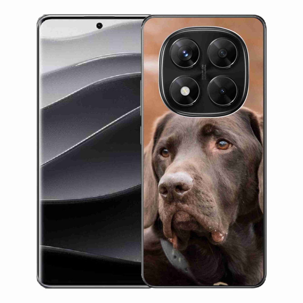 Gelový kryt mmCase na Xiaomi Redmi Note 14 Pro 5G/Poco X7 5G - hnědý labrador