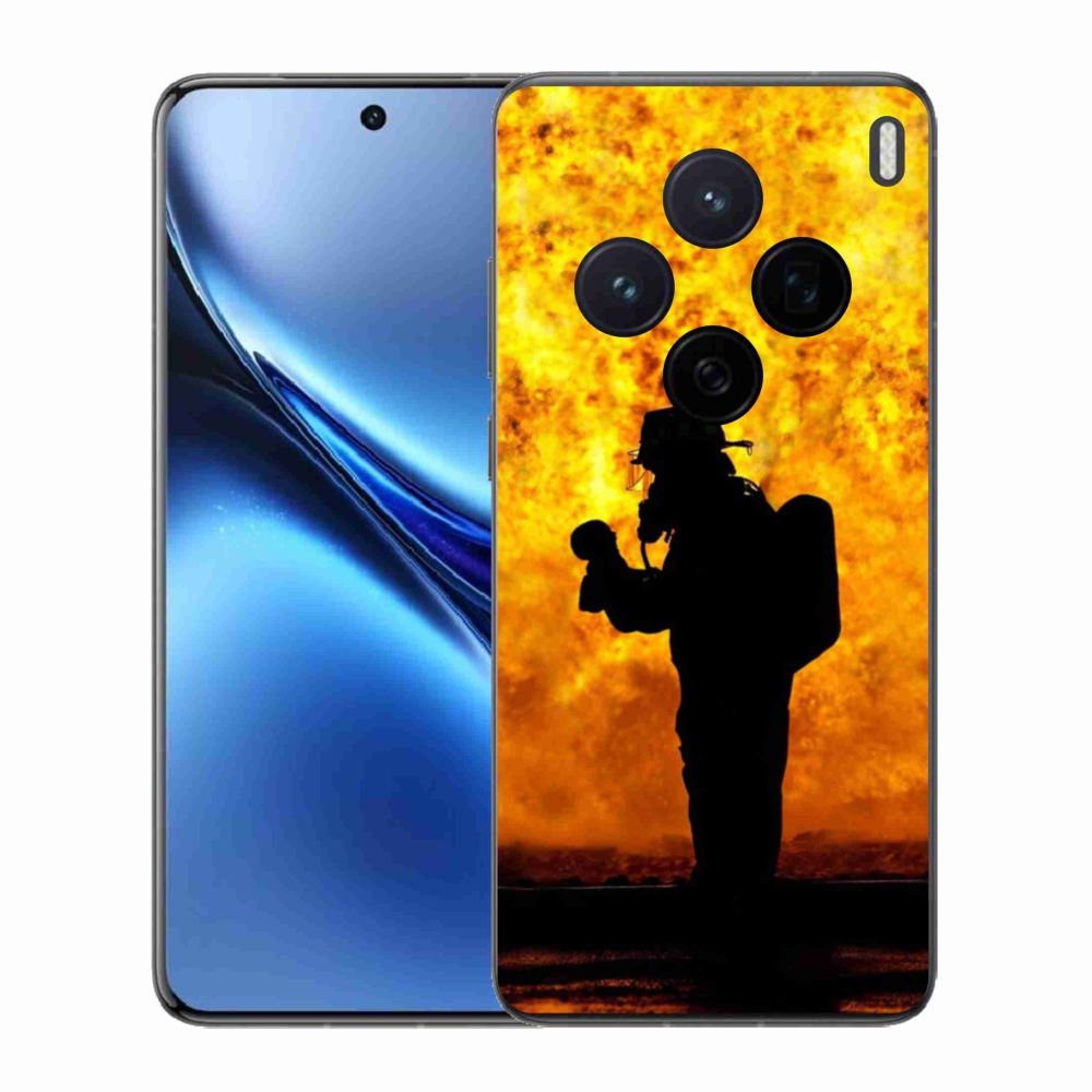 Gelový kryt mmCase na Vivo X200 5G - hasič
