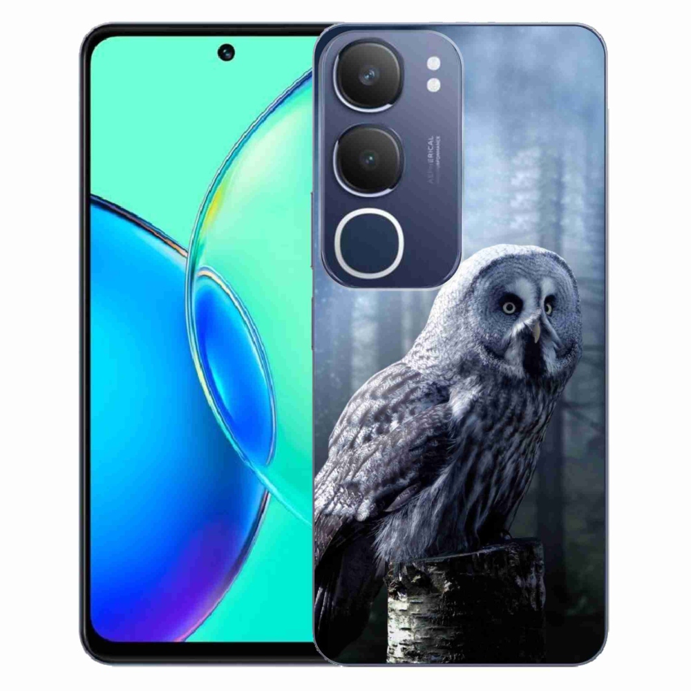 Gelový kryt mmCase na Vivo Y19s - sova