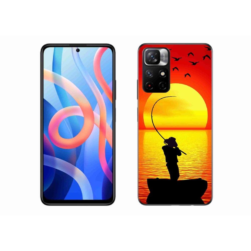 Gelový kryt mmCase na Xiaomi Redmi Note 11S 5G - rybaření
