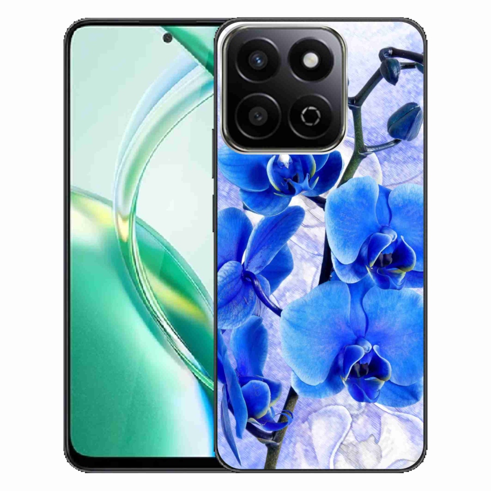 Gelový kryt mmCase na Honor 200 Smart 5G - modré květy