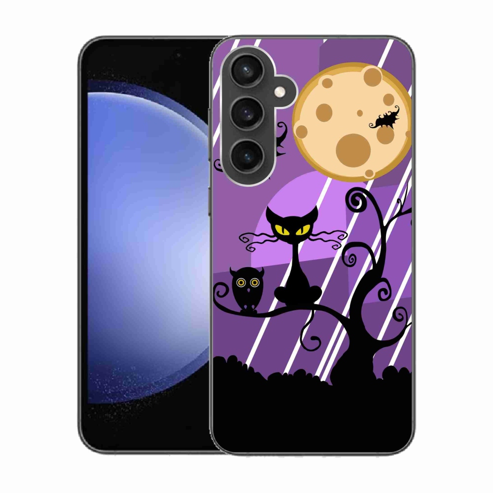 Gelový kryt mmCase na Samsung Galaxy S23 FE - halloween