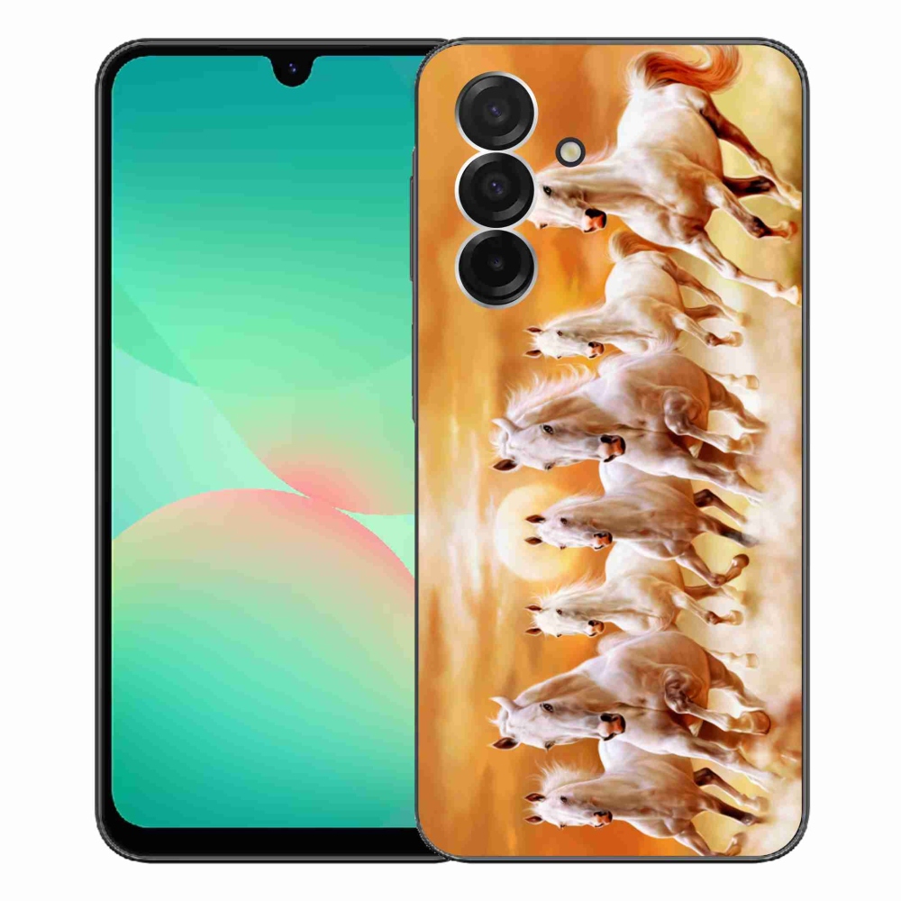 Gelový kryt mmCase na Samsung Galaxy A26 5G - koně 2