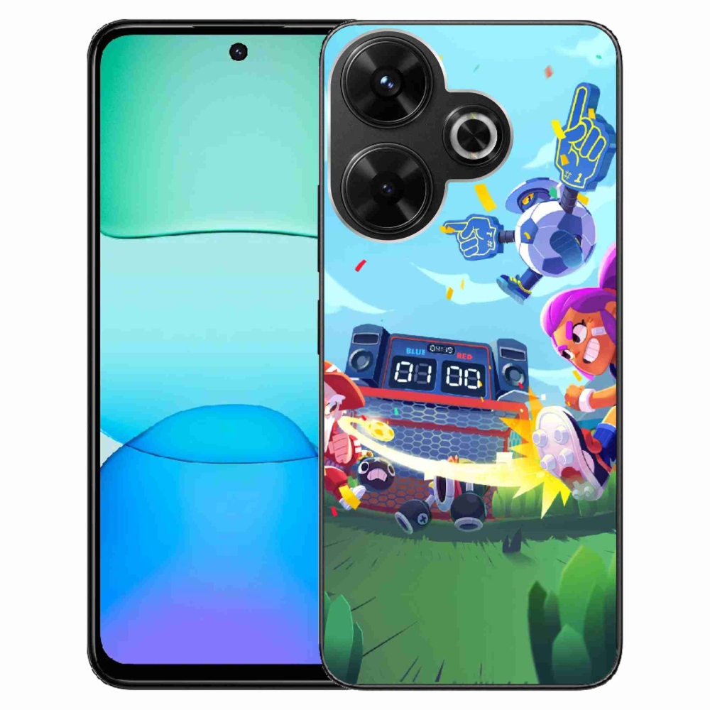 Gelový kryt mmCase na Xiaomi Redmi 13 4G/Poco M6 4G  - brawl stars 1