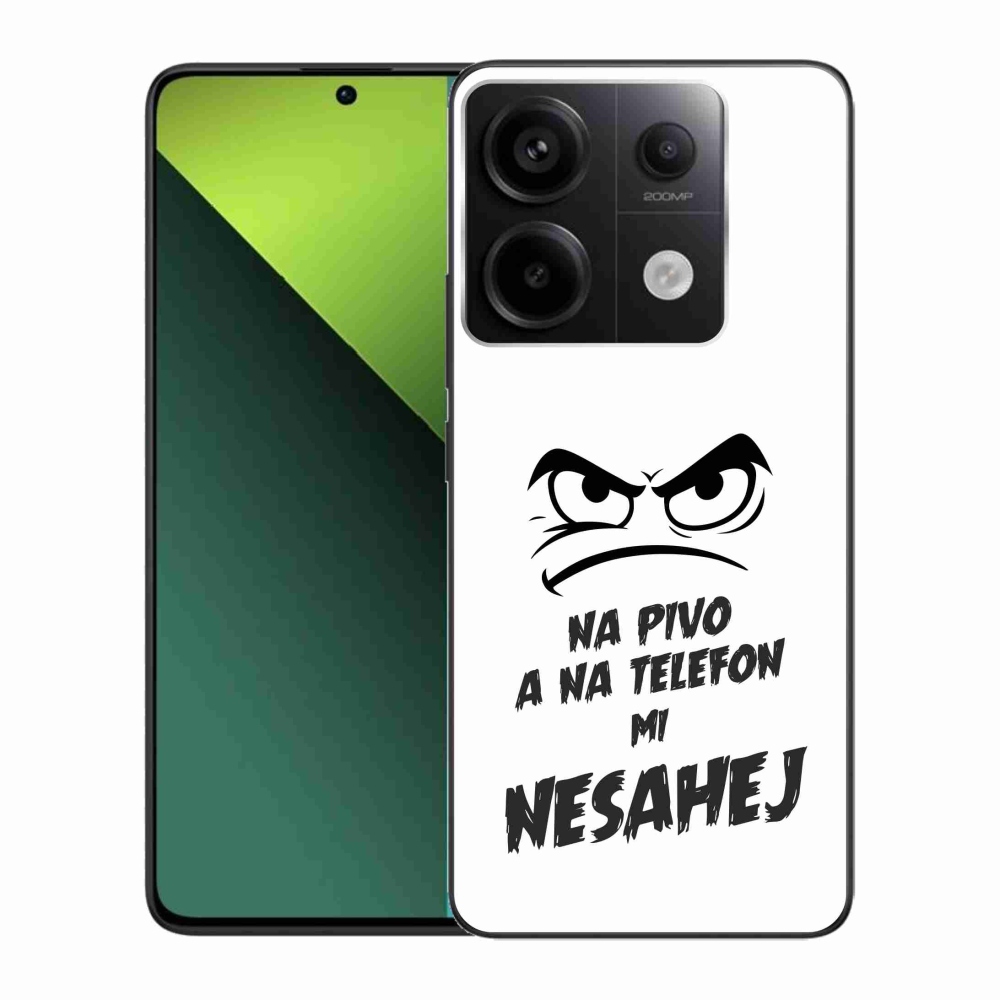 Gelový kryt mmCase na Xiaomi Redmi Note 13 Pro 5G/Poco X6 5G - pivní motiv 2 bílé pozadí