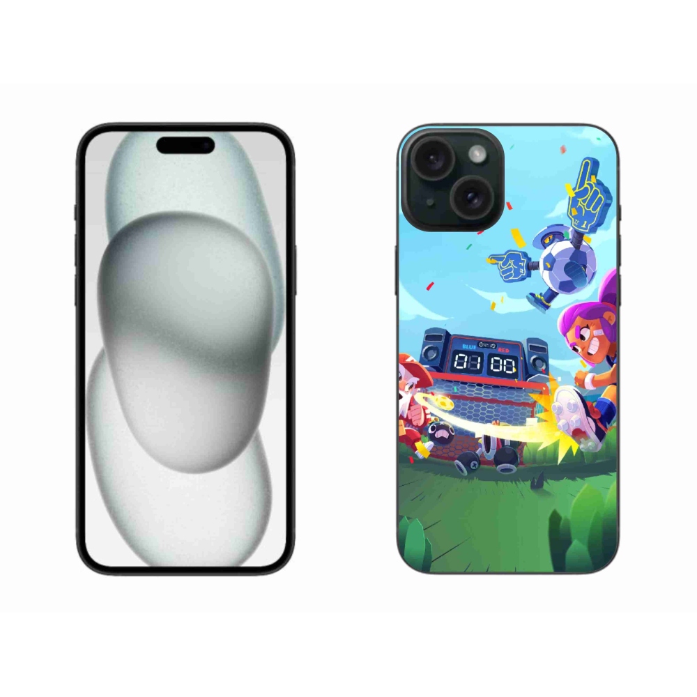 Gelový kryt mmCase na iPhone 15 Plus - brawl stars 1