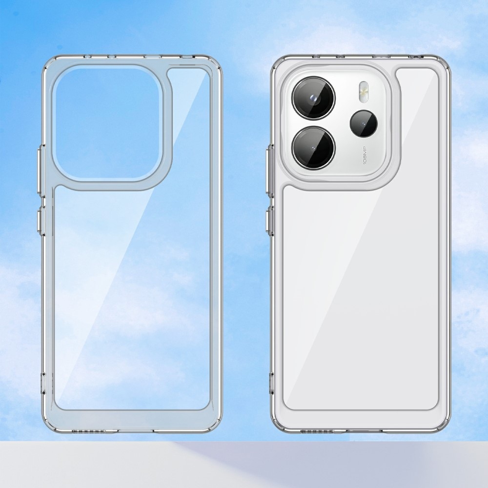 Gelový obal s pevnými zády na Xiaomi Redmi Note 14 - průhledný