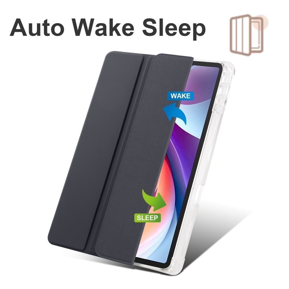 Case chytré zavírací pouzdro na Lenovo Tab M11/Tab K11 - černé