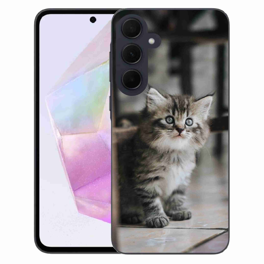 Gelový kryt mmCase na Samsung Galaxy A35 5G - koťátko