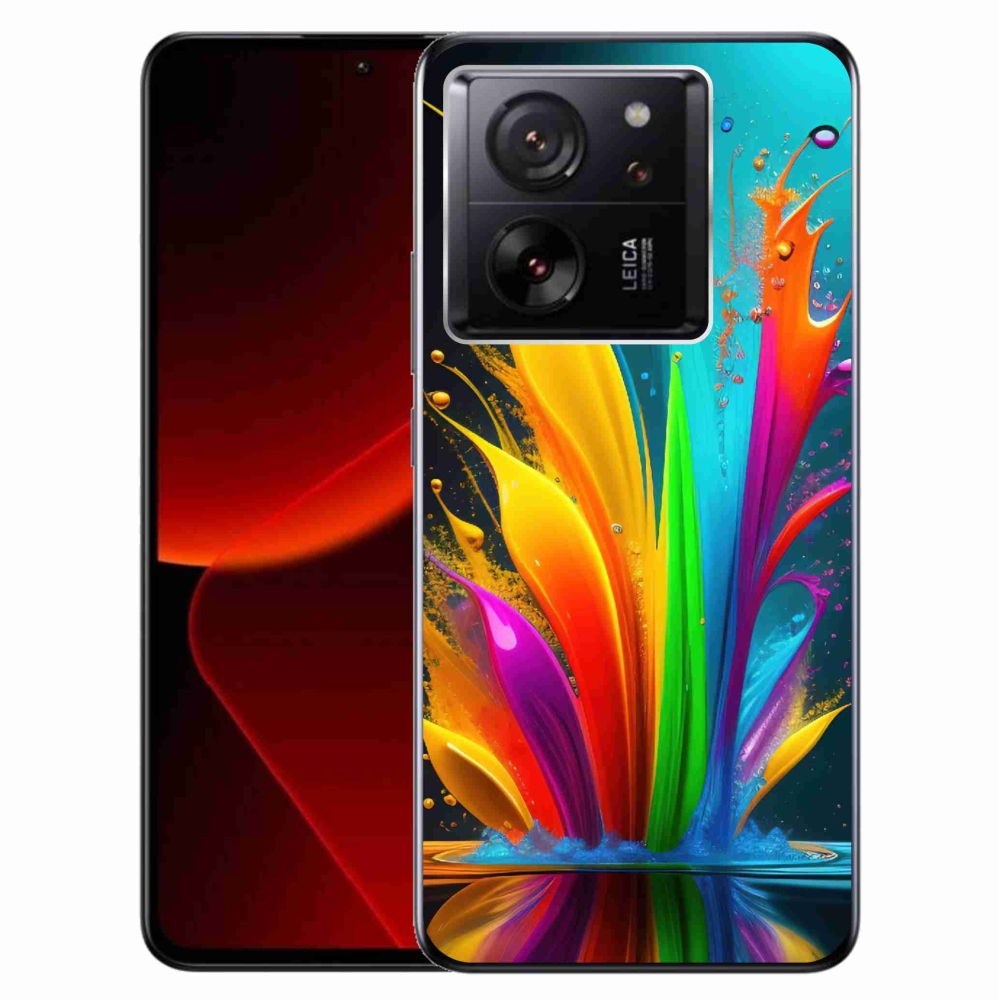 Gelový kryt mmCase na Xiaomi 13T/13T Pro - abstraktní motiv 1
