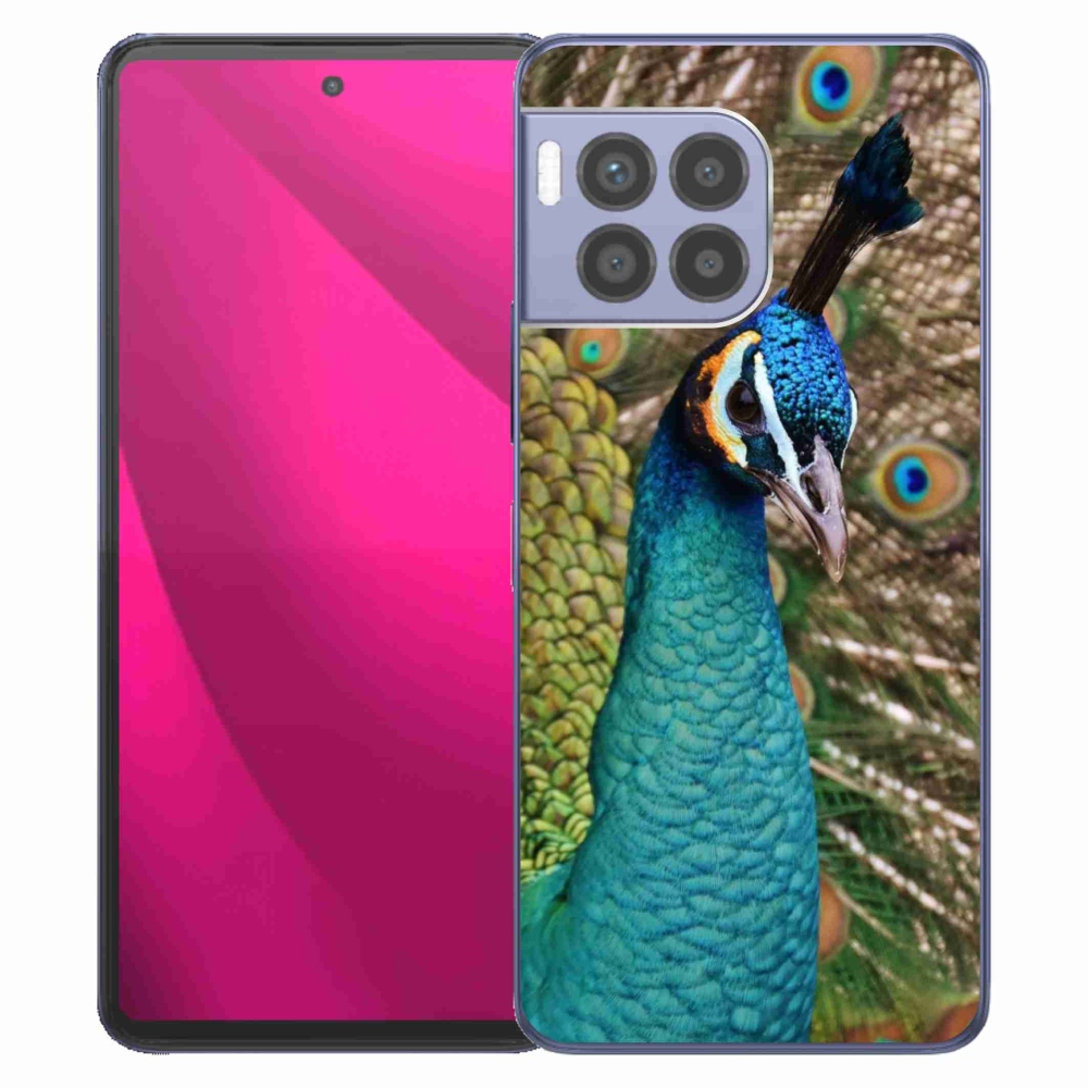 Gelový kryt mmCase na T-Mobile T Phone 2 Pro - páv