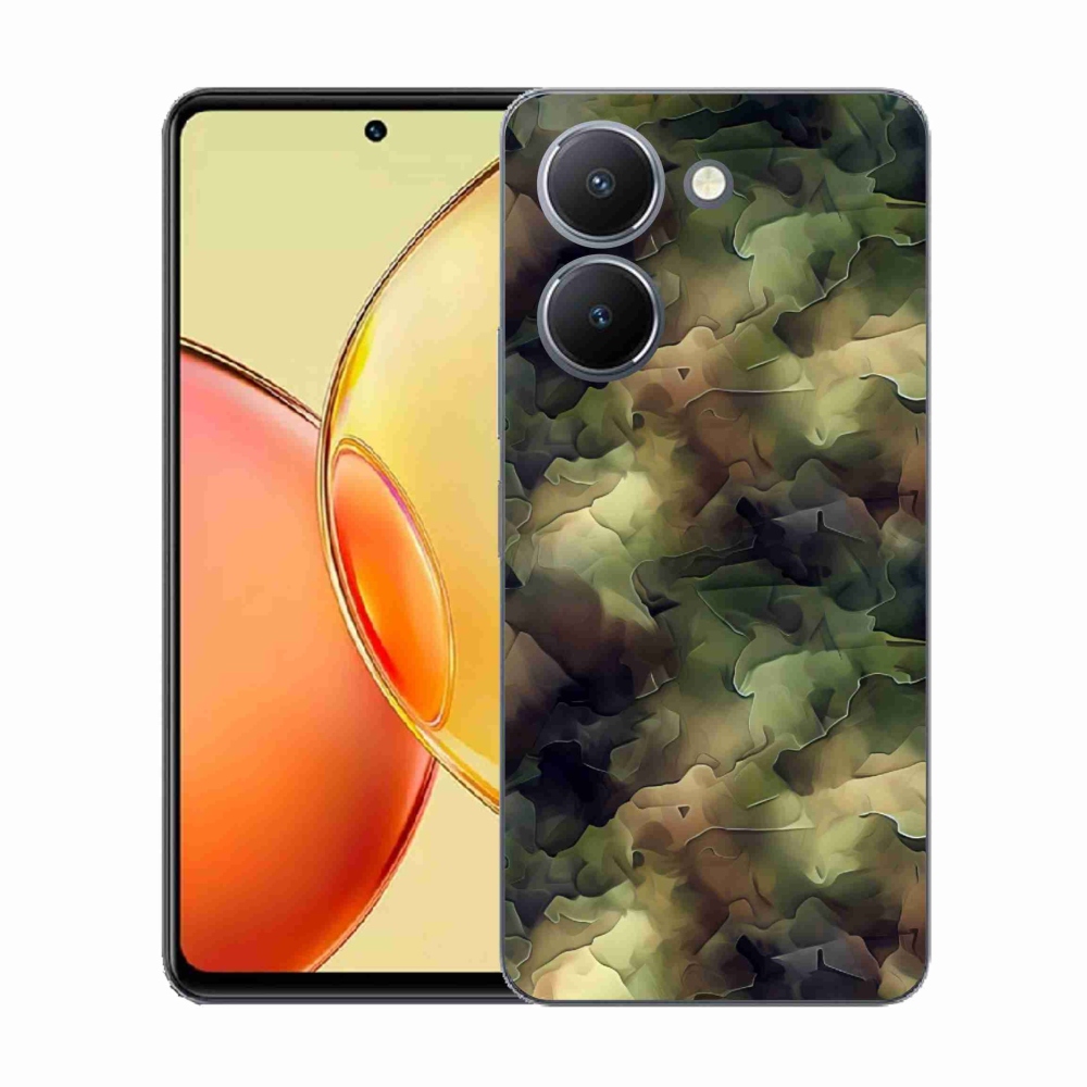 Gelový kryt mmCase na Vivo Y36 - maskáčový vzor 10
