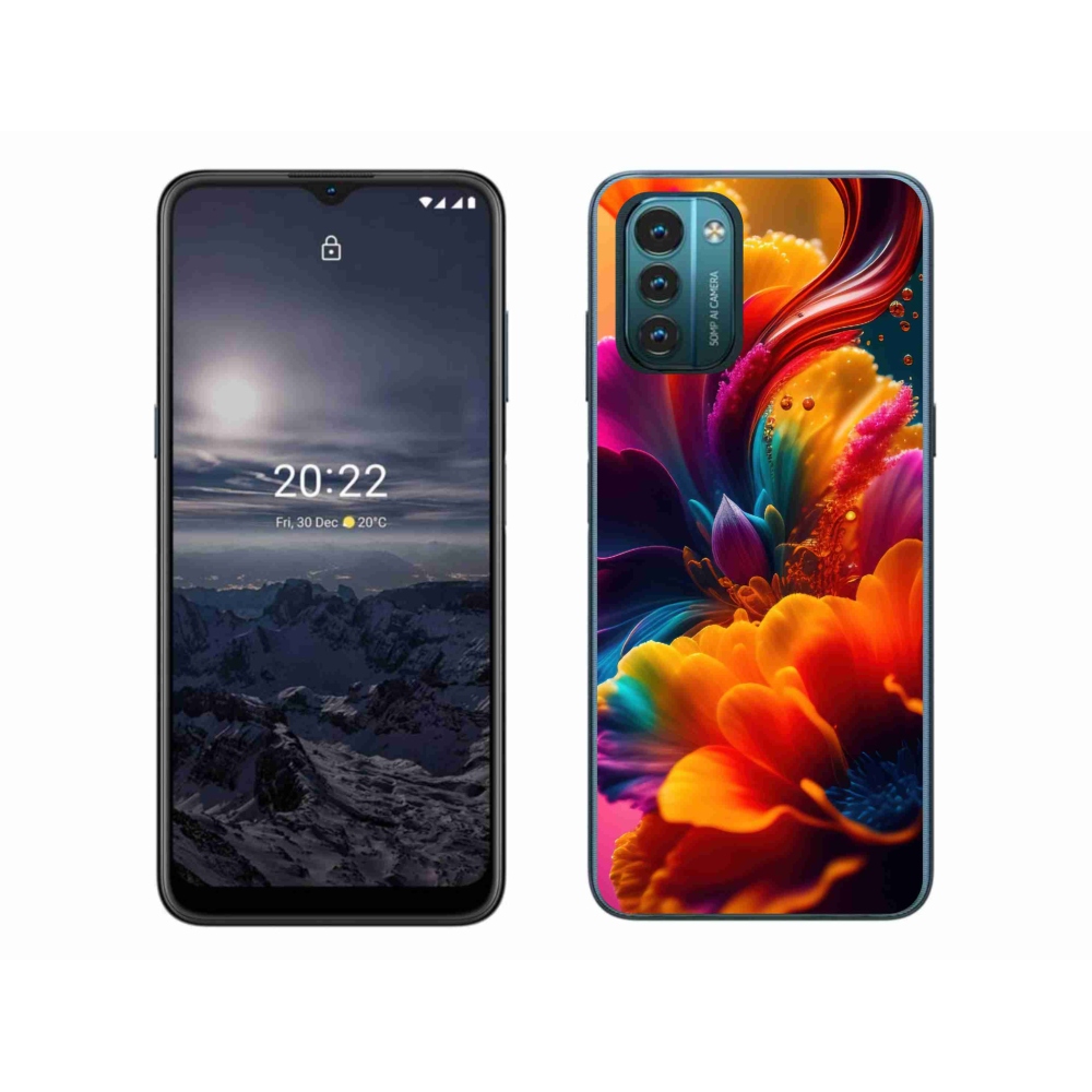 Gelový kryt mmCase na Nokia G11/G21 - abstraktní motiv 2