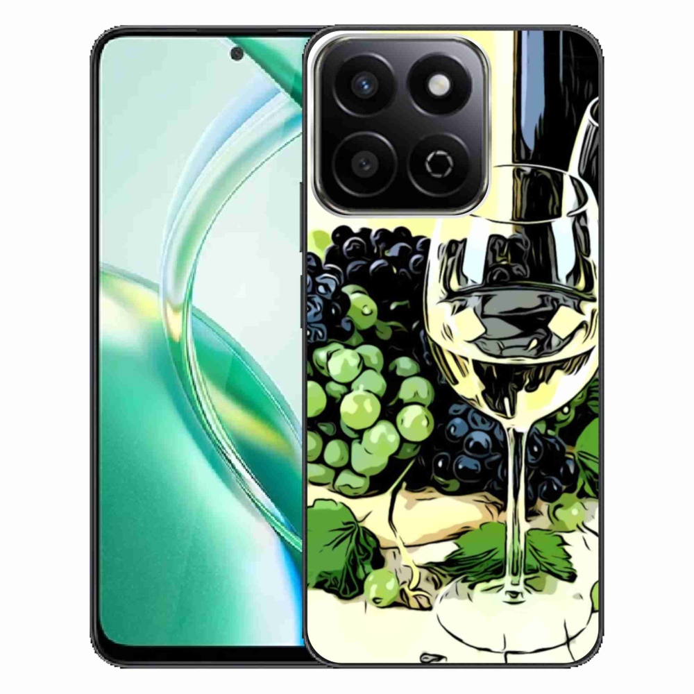 Gelový kryt mmCase na Honor 200 Smart 5G - sklenka vína