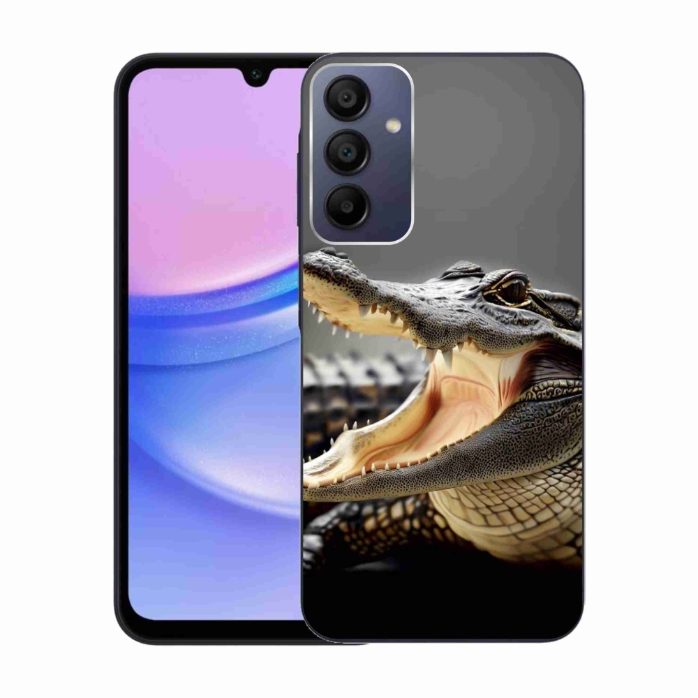 Gelový kryt mmCase na Samsung Galaxy A15 4G/5G - krokodýl