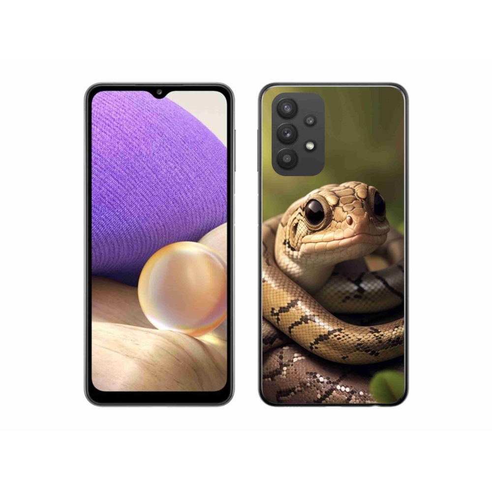 Gelový kryt mmCase na Samsung Galaxy A32 5G - had 1