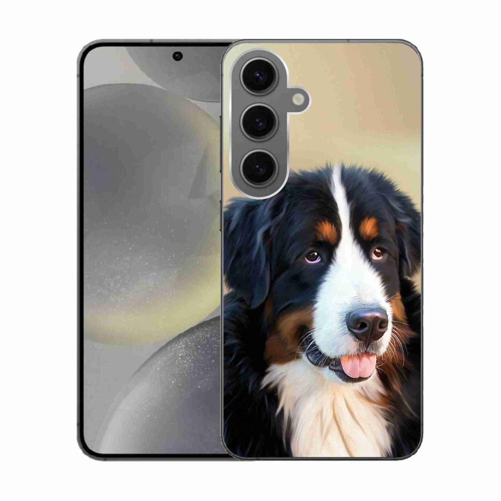 Gelový obal mmCase na Samsung Galaxy S24 - bernský salašnický pes