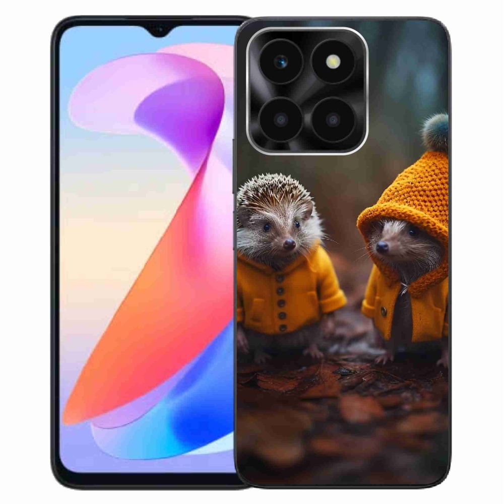 Gelový kryt mmCase na Honor X6a - ježci