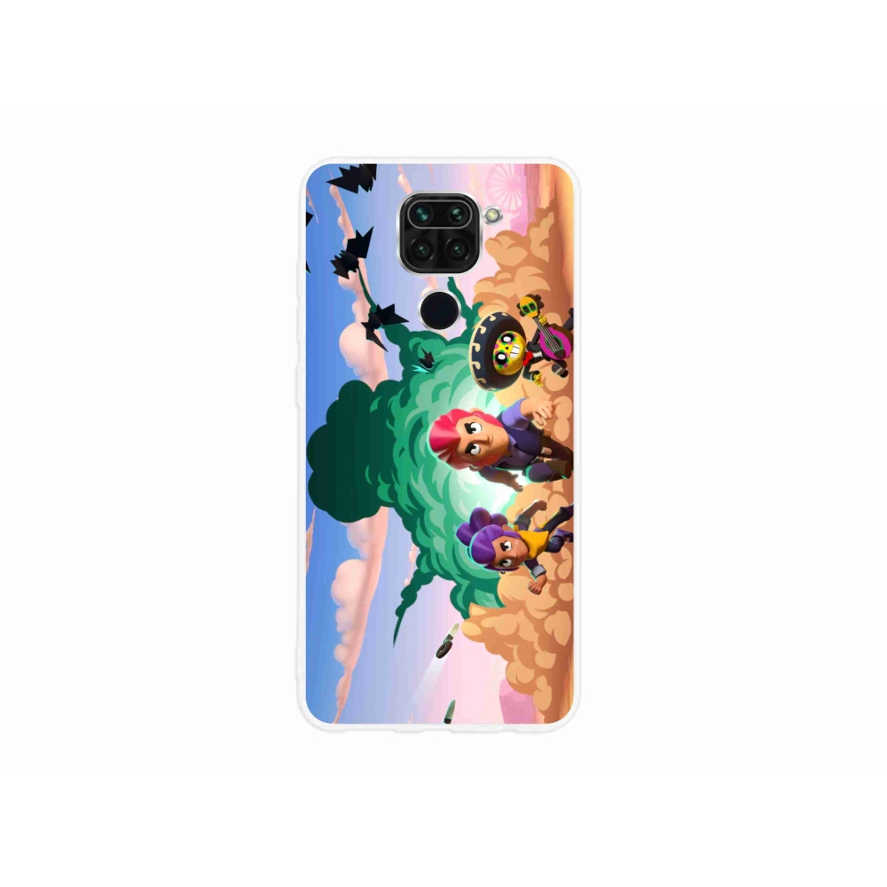 Gelový kryt mmCase na Xiaomi Redmi Note 9 - brawl stars
