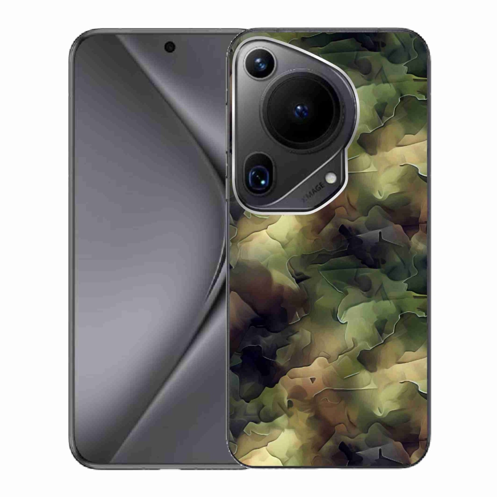 Gelový kryt mmCase na Huawei Pura 70 Ultra - maskáčový vzor 10