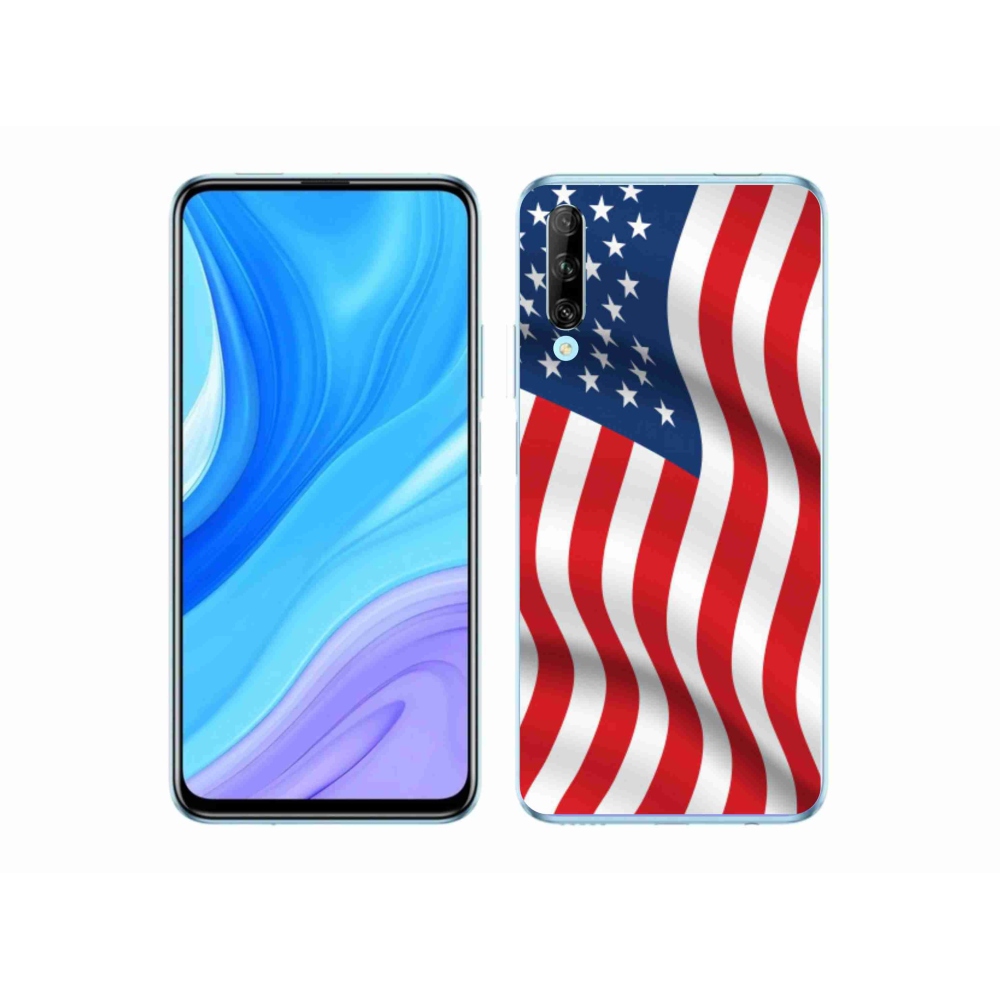 Gelový kryt mmCase na mobil Honor 9X Pro - USA vlajka