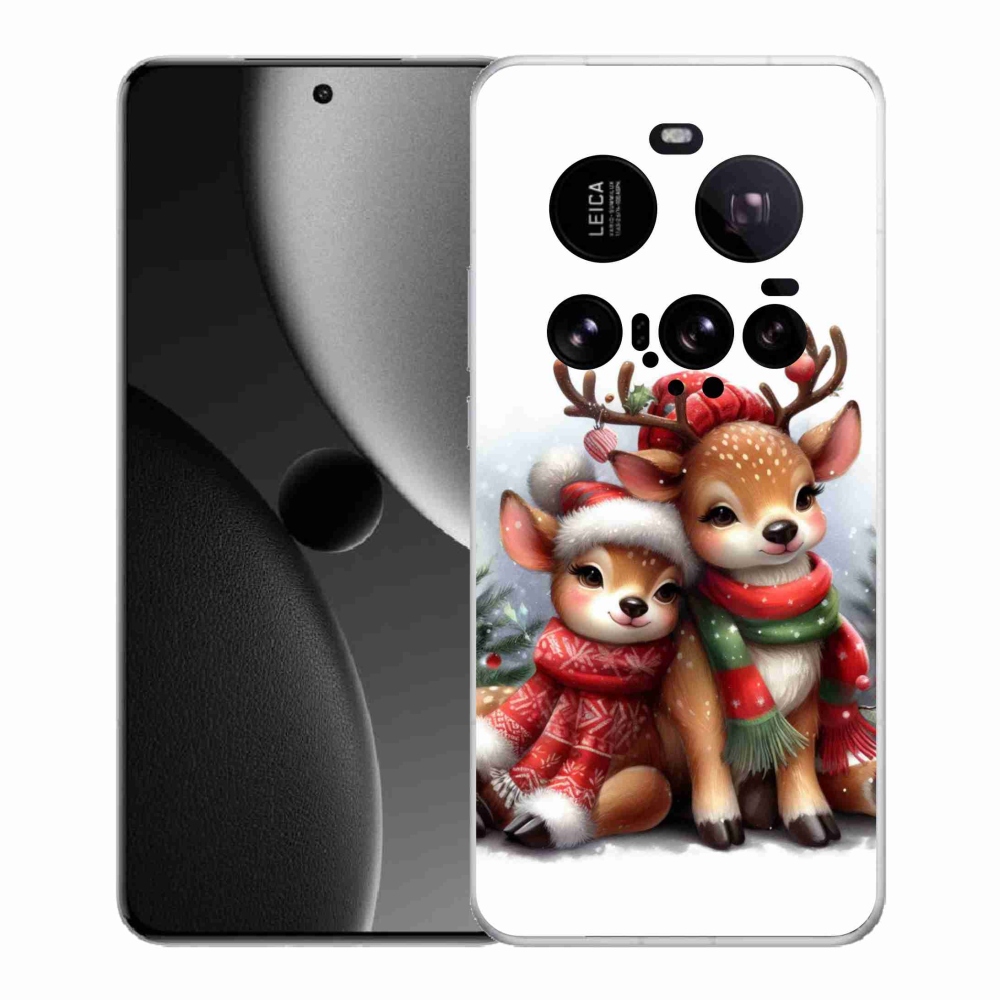 Gelový kryt mmCase na Xiaomi 15 Ultra - vánoční sobi