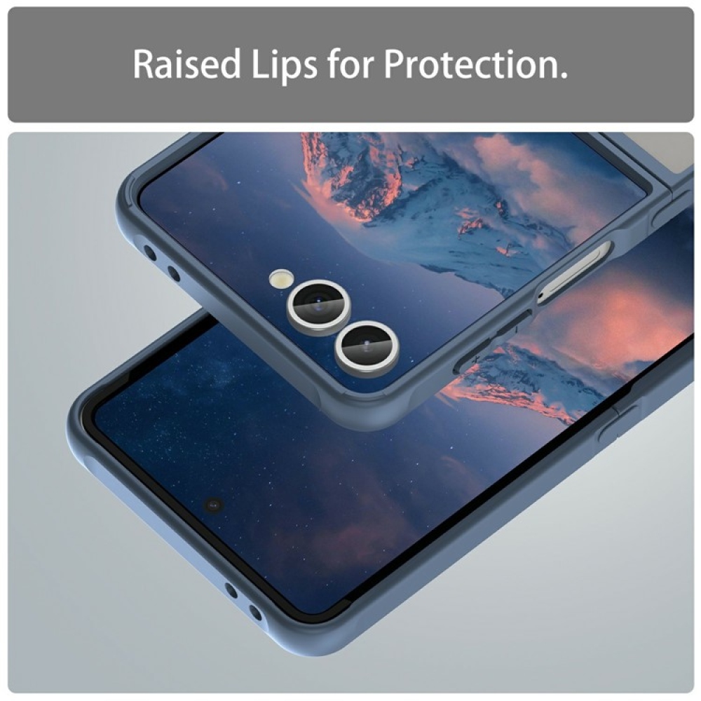 Case matný gelový obal s MagSafe na Samsung Galaxy Z Flip7 5G - modrý