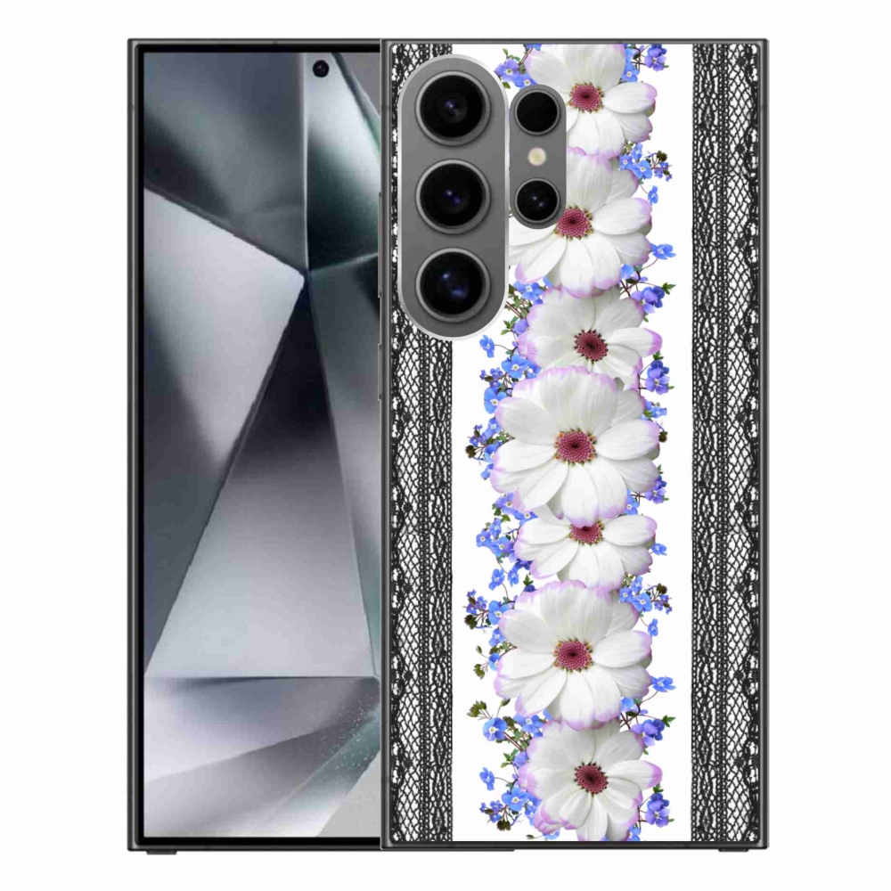 Gelový kryt mmCase na Samsung Galaxy S24 Ultra - květiny 8