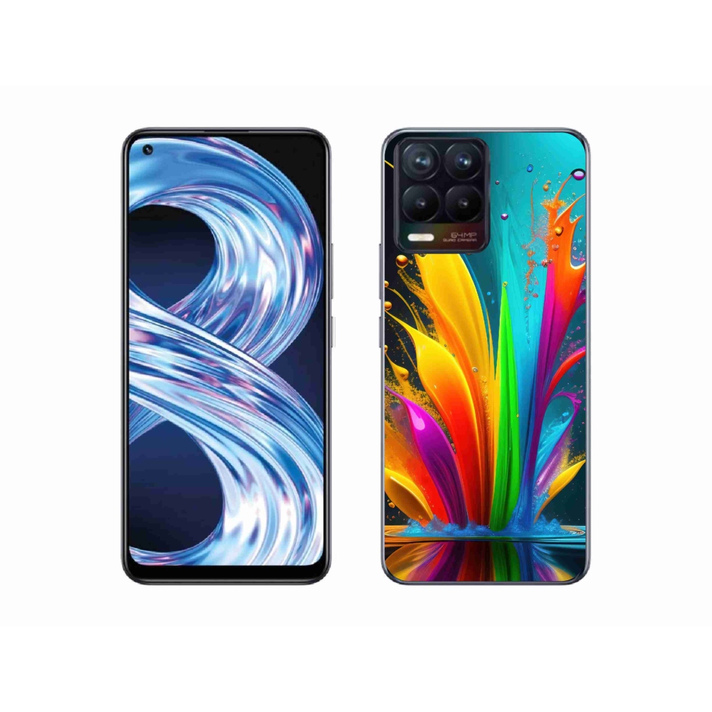 Gelový kryt mmCase na Realme 8 Pro - abstraktní motiv 1