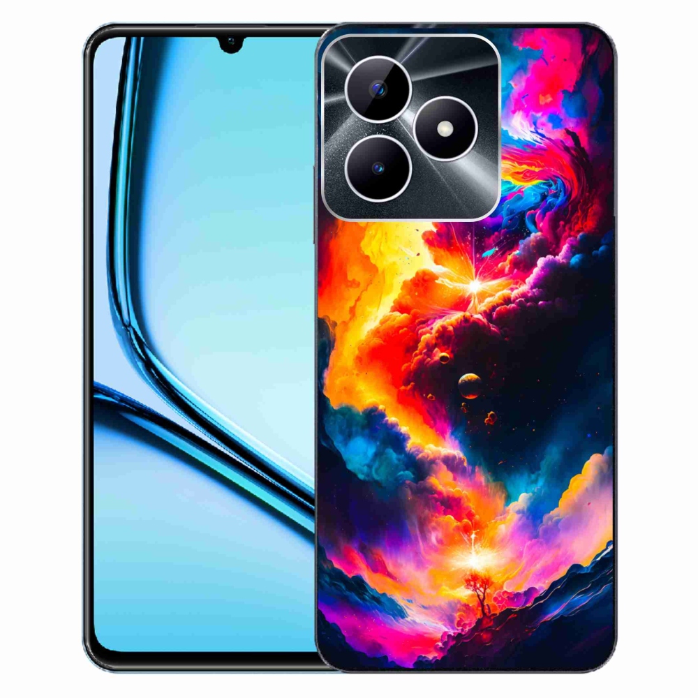 Gelový kryt mmCase na Realme Note 50 - abstraktní motiv