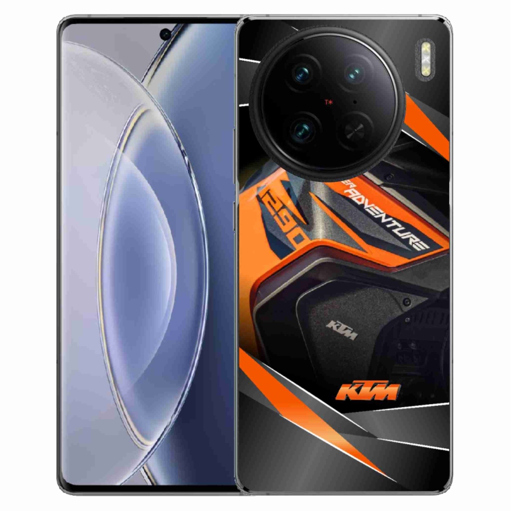 Gelový kryt mmCase na Vivo X90 Pro - motorka ktm