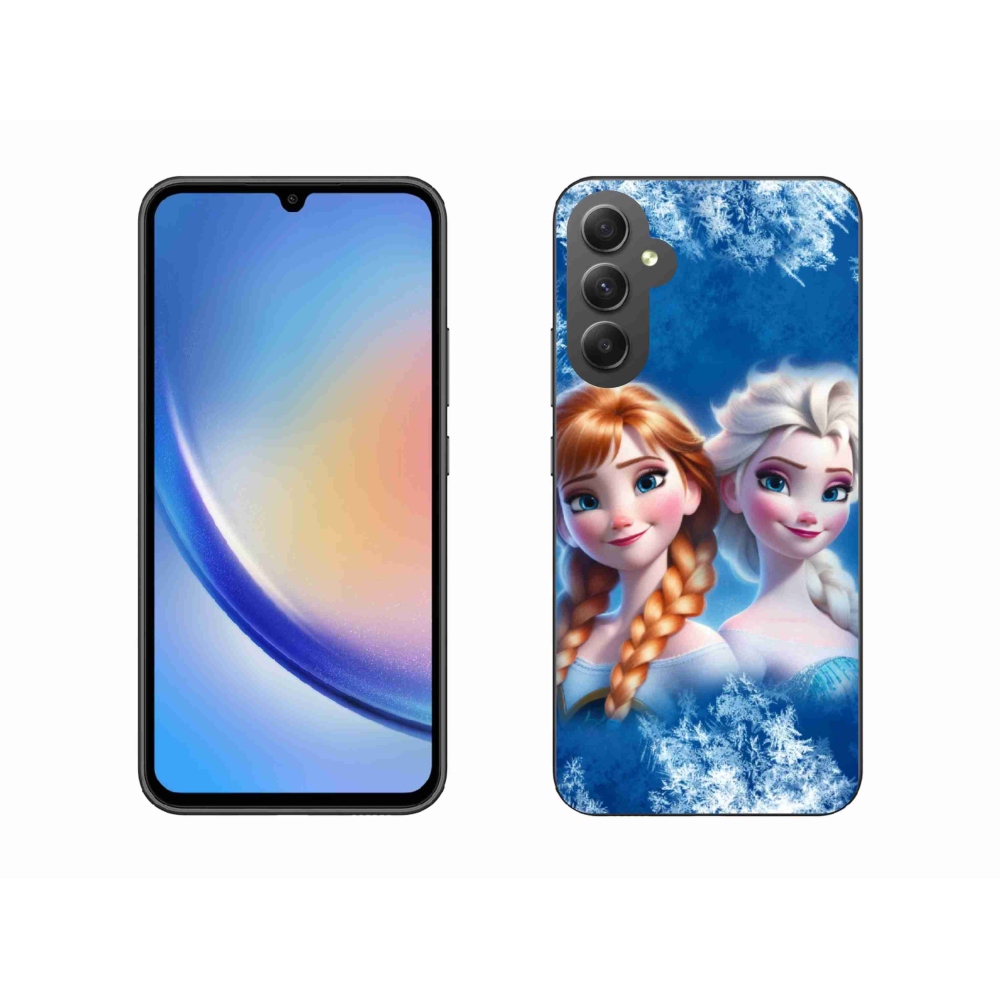 Gelový kryt mmCase na Samsung Galaxy A34 5G - ledové království 2