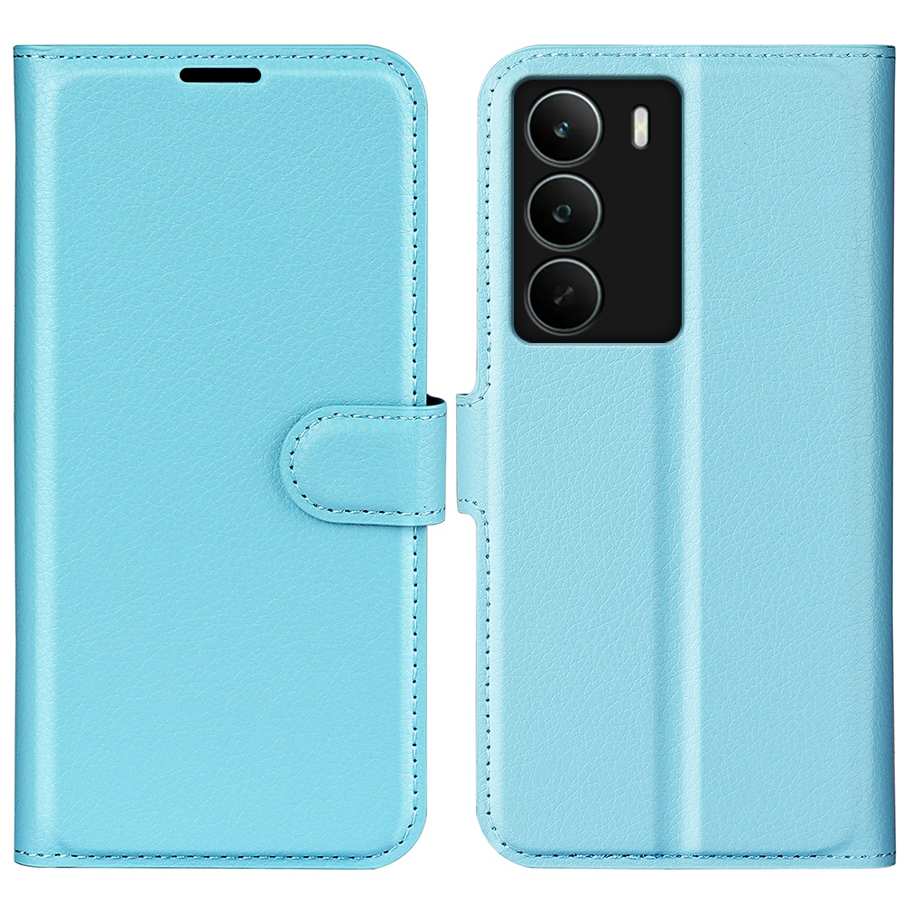 Litchi knížkové pouzdro na Realme C71 - modré