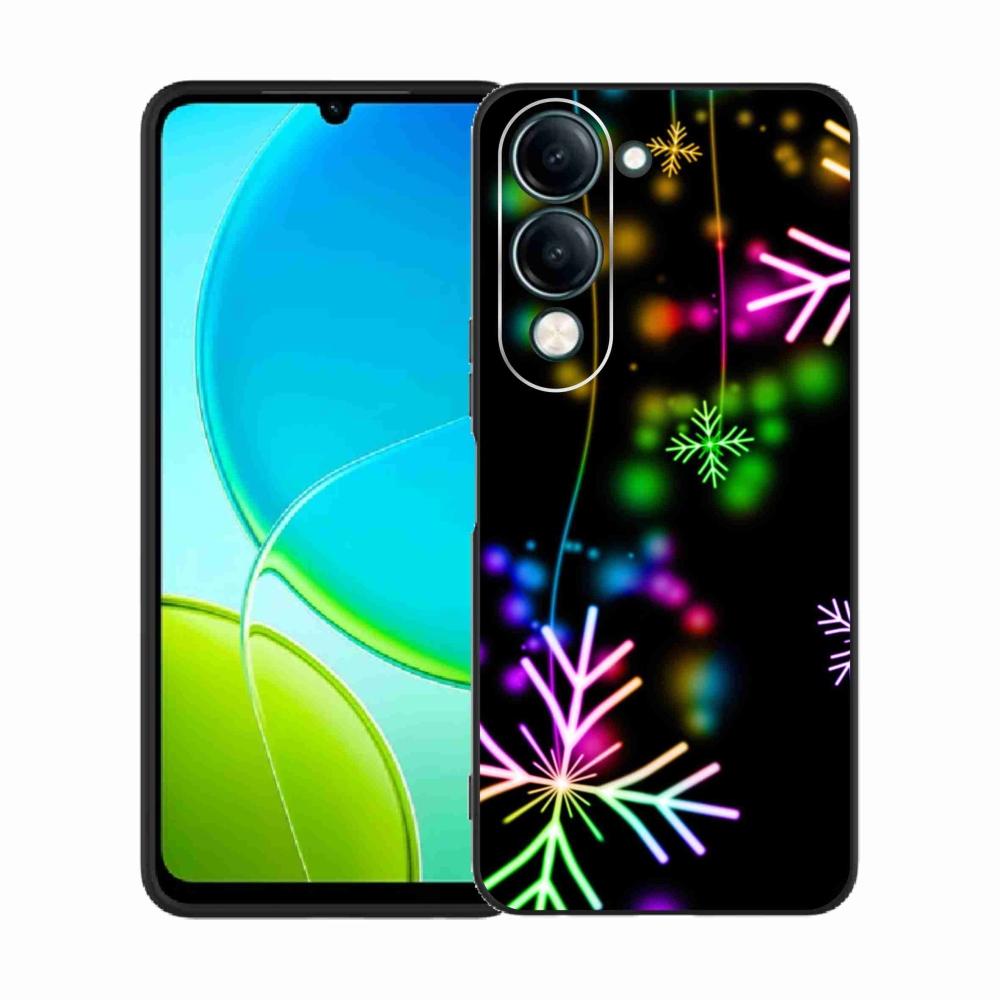 Gelový kryt mmCase na Vivo Y29s 5G - barevné vločky