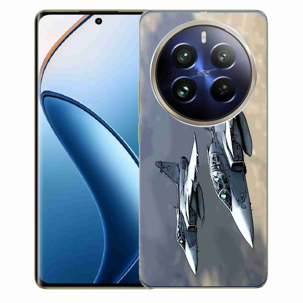 Gelový kryt mmCase na Realme 12 Pro 5G/12 Pro+ 5G - stíhačky