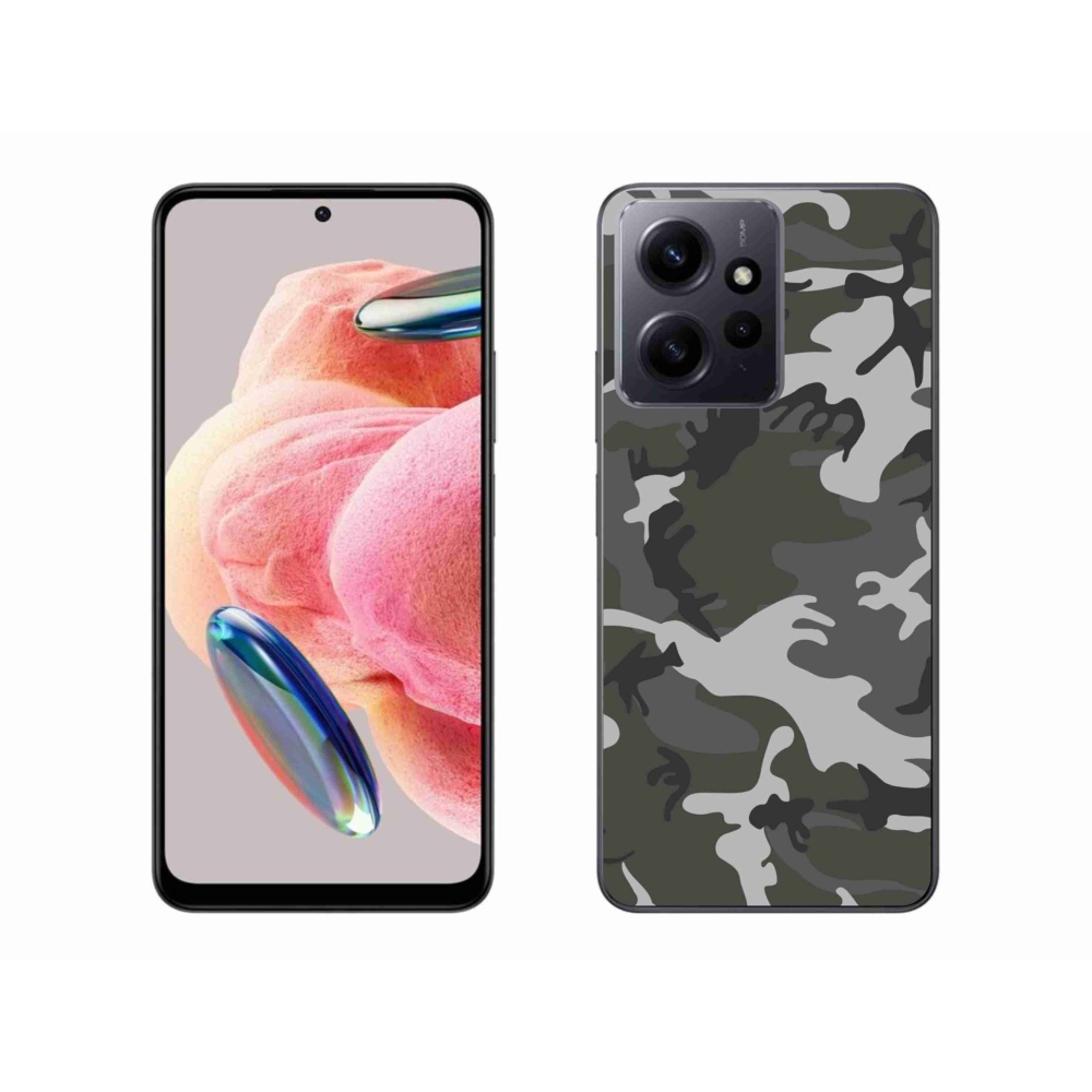 Gelový kryt mmCase na Xiaomi Redmi Note 12 4G - maskáčový vzor