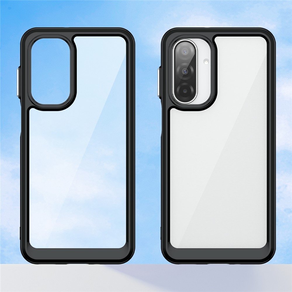 Gelový obal s pevnými zády na Samsung Galaxy A17 5G - černý