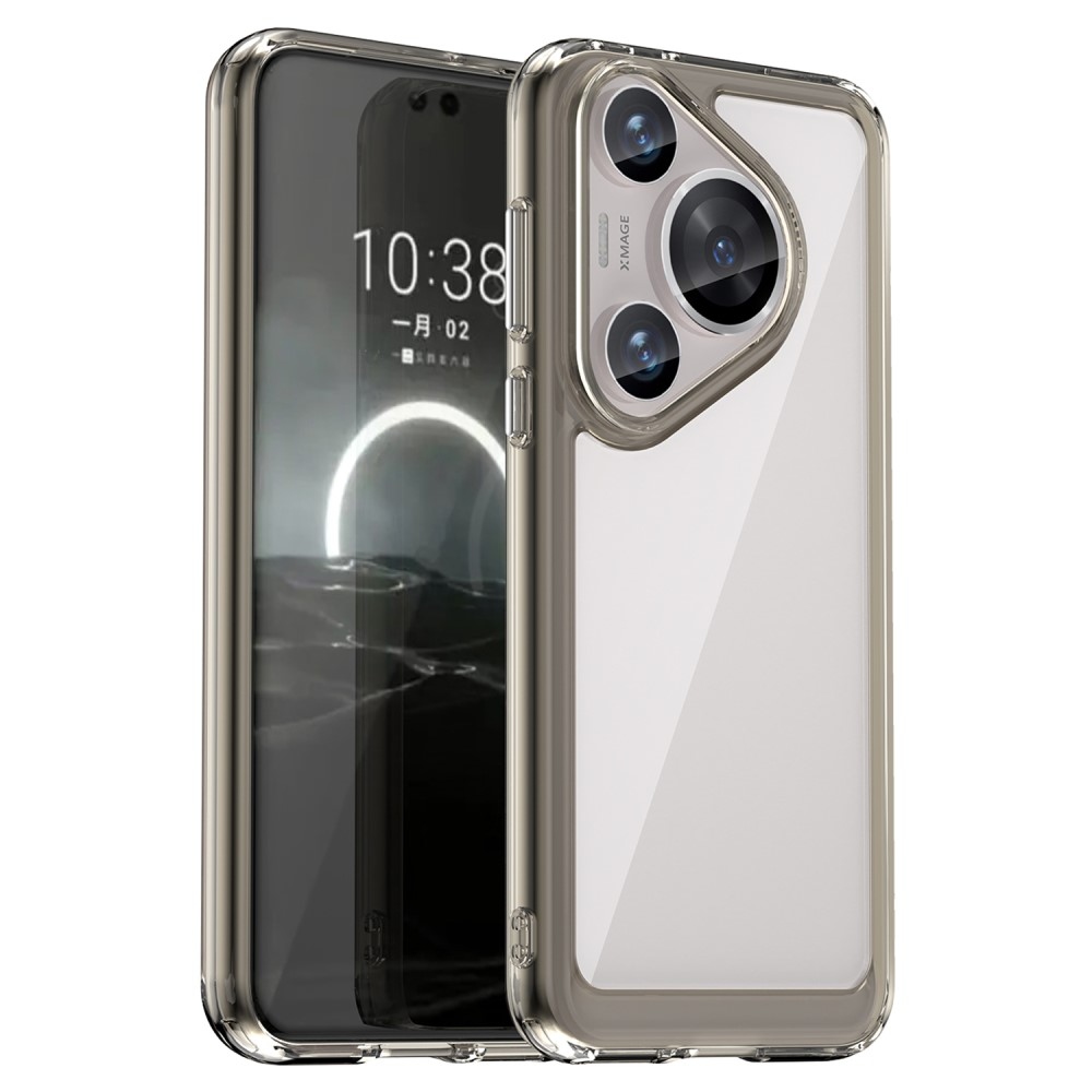 Gelový obal s pevnými zády na Huawei Pura 70 Pro - šedý