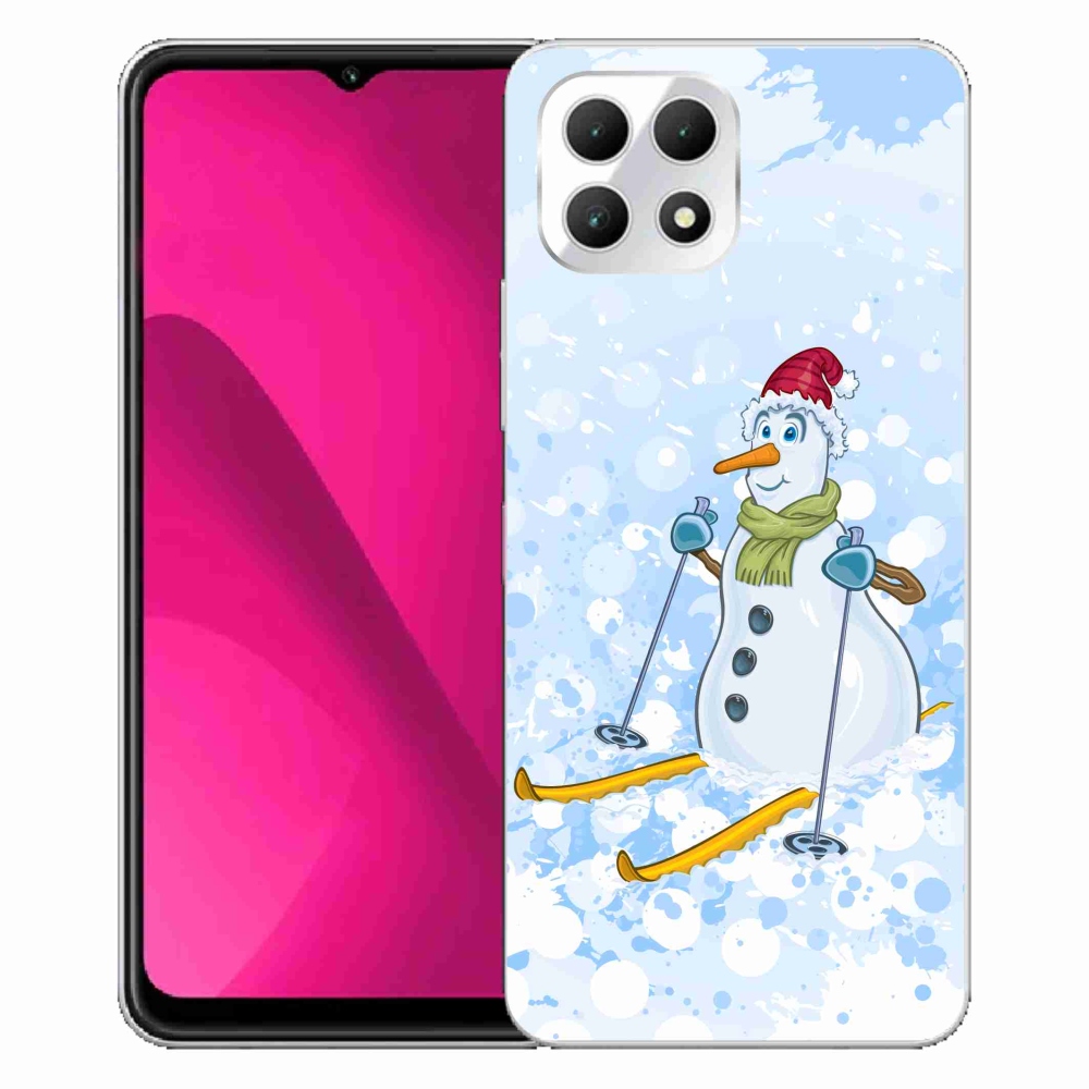 Gelový kryt mmCase na T-Mobile T Phone 2 - sněhulák